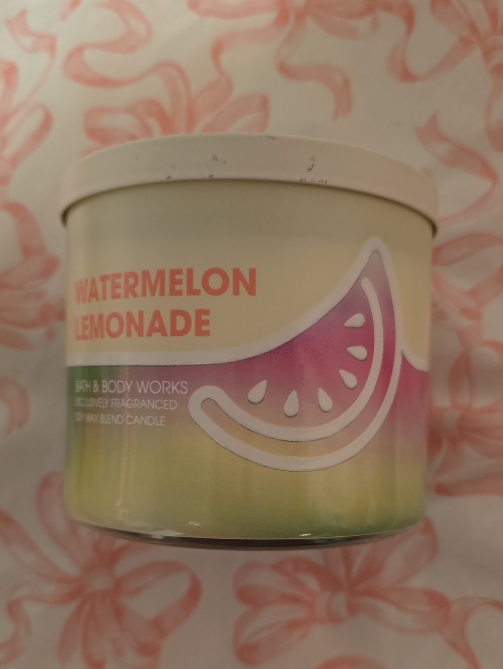 BNWT Bath And Body Works Watermelon Lemonade 3 Wick Candle